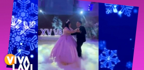 Ángel Castro destejó los XV años de su hija Valeria