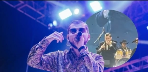 Sergio Sánchez recibe botellazo durante concierto