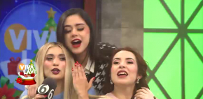 Conductoras de Vivalavi organizan beso de tres