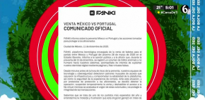 Caída de la página de Fanki durante la preventa de boletos