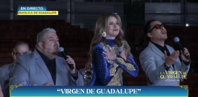 Raquel Bigorra y la Sonora Dinamita le cantan a la Virgen de Guadalupe