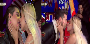 Barbie se besa al jurado del certamen