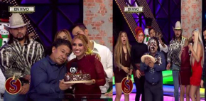 Arruinan el pastel de cumpleaños de Aurora