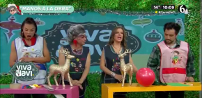 Crea unas 'luces' navideñas con globos