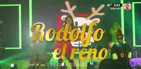 Yeka se pone muy navideña con 'Rodolfo el Reno'