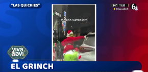 Captan a El Grinch en gasolinera de México