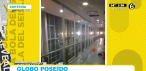 VIDEO: Globo poseído flota en hospital