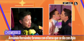 Armando Hernández asegura que Apio Quijano besa muy bien