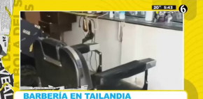 Barbería en Tailandia cierra por un fantasma