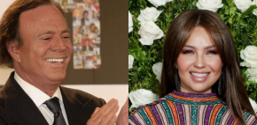 Sale a la luz video de Julio Iglesias besando a Thalía