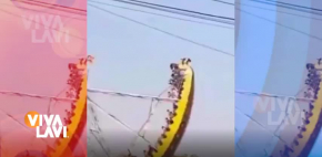 Juego mécanico colapsa y deja 14 niños heridos