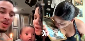 Mujer conmueve celebrando la vida de su hijo; al final termina sola