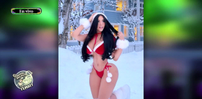 Bellas fotos de Enid Wong en la nieve