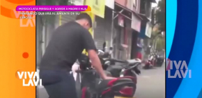 Motociclista persigue a mujer tras confundirla con el amante de su esposa