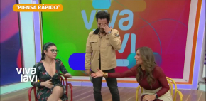 Gaby Quiroga y Violeta Isfel en el 'Piensa Rápido'