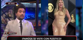 Los Grammys; pasarela en plásticos en la alfombra roja