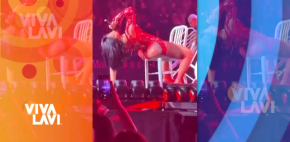 Cardi B sufre fuerte caída durante concierto