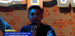 Héctor explota contra camarógrafo del programa