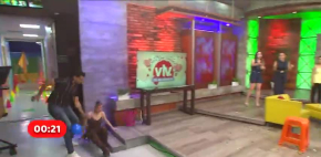 Yams Marquéz sufre fuerte caída durante concurso