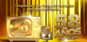 Canal 6 celebra su 58vo aniversario