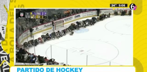 Carrera de perros salchicha en hielo