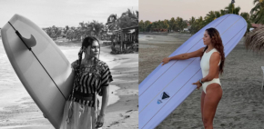Surfista mexicana, domina las olas como ninguna