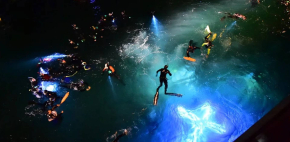 Vía Crucis Submarino en Puerto Madryn, Argentina