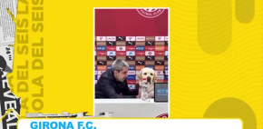 Equipo de fútbol tiene un perro de apoyo emocional