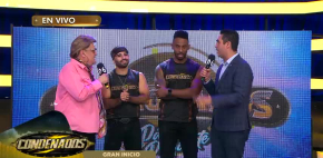 Chicos de 'Condenados' hacen sentadillas con chicas de Aficionados