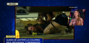 Aleida llora al recordar aparatosa caída en 'Condenados'