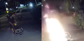 Silla de ruedas explota de forma inesperada