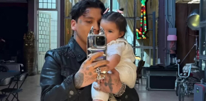 Christian Nodal presume la habitación de su hija Inti