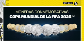 Banco de México presenta monedas conmemorativas