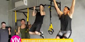 Conductores de Vivalavi FDS ponen a prueba su fuerza en el gimnasio