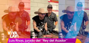 Luis Rivas, jurado de 'Rey del Asador', le cocina a J Balvin
