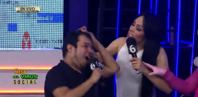 Allan Redes se desgreña a Regina en pleno programa