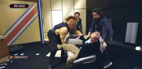 El icónico reencuentro de Hooligan y José Ramón Fernández