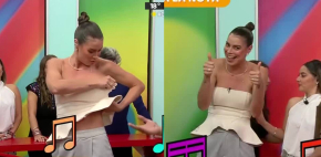 Natalia se la rasca en pleno programa