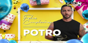 Celebran el cumpleaños de 'Potro' Caballero