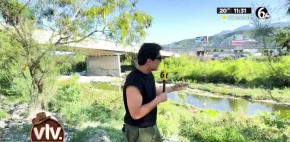 Zair sale a explorar el río Santa Catarina