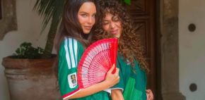 Belinda y Danna apoyaron a la Seleción