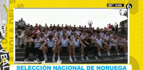 Selección Nacional de Noruega es recibida en su país