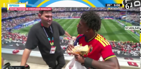 'Speed' recibe tremendo regalo de Cristiano Ronaldo