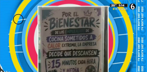 Un cartel de restaurante desata debate en redes sociales