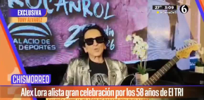 Alex Lora alista celebración por los 58 años de “El TRI”