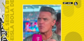 Robbie Williams aclara que fue lo que cayó de su nariz