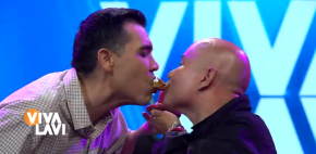 Ángel Castor y Miguel Díaz hacen el taco del amor