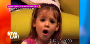 Danna comparte tierno video de su infancia