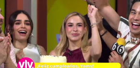 Sorprenden a Yams Márquez por su cumpleaños
