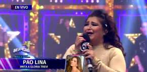 'Pao Lina' llora al presentarse como Gloria